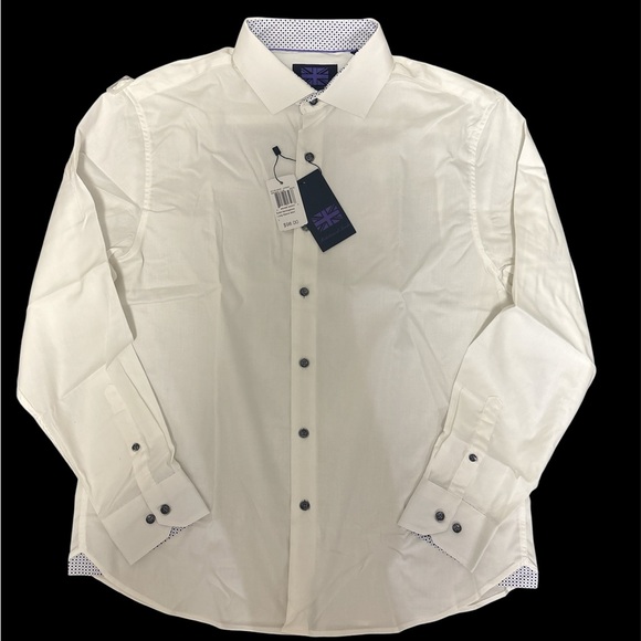 Michelson of London White Dress Shirt Size: Large NWT - Picture 2 of 7